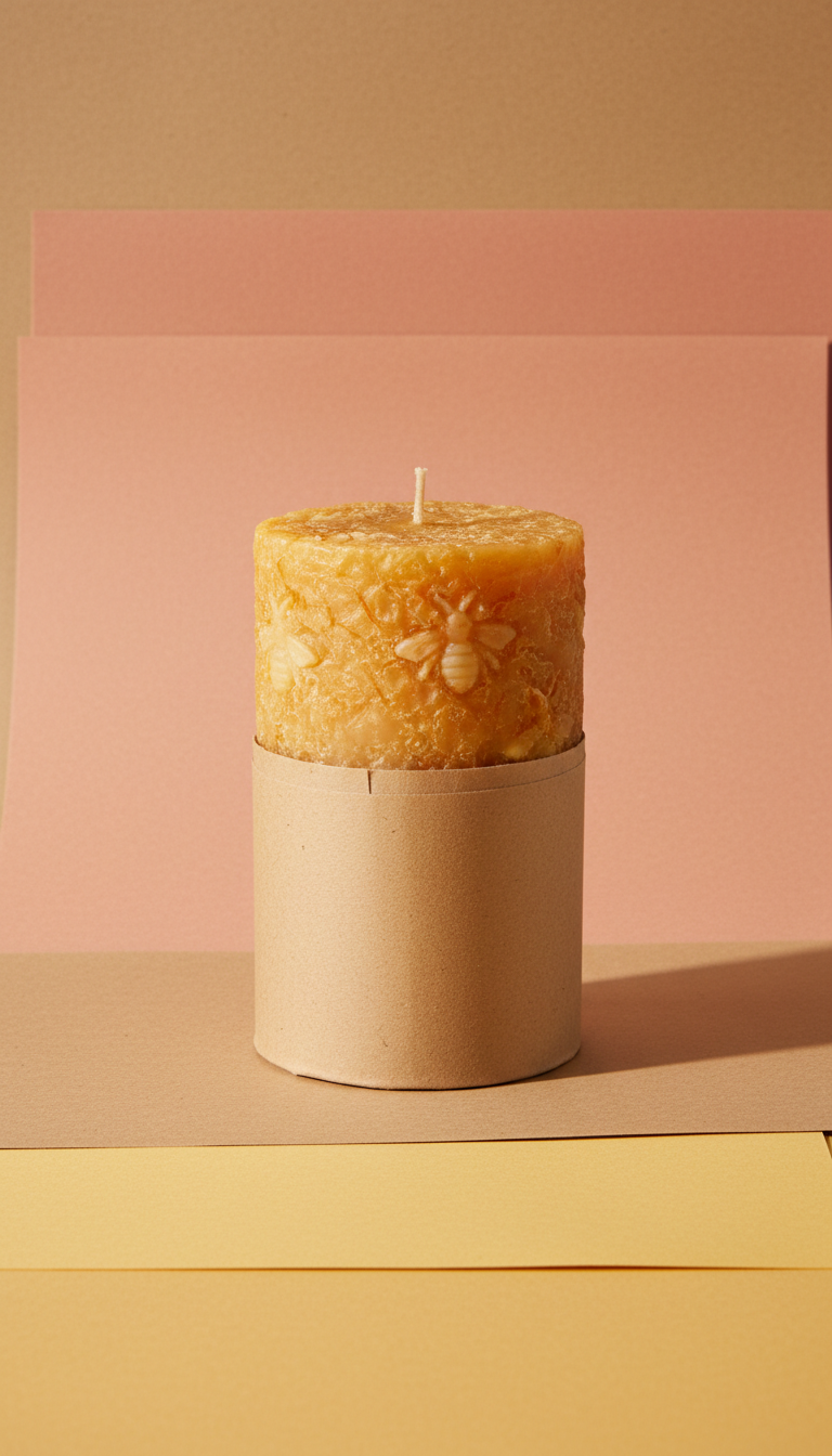 Soy Candle in Textured Glass