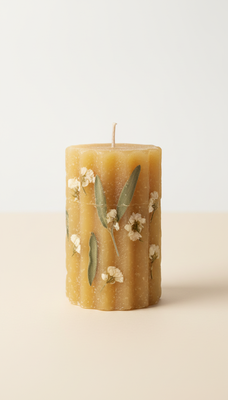 Beeswax Herb Tin Candle